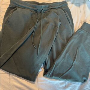 Danskin Womens Jogger Pants in Olive Green